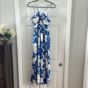 A New Day Blue and White Maxi Dress - Worn Once!!